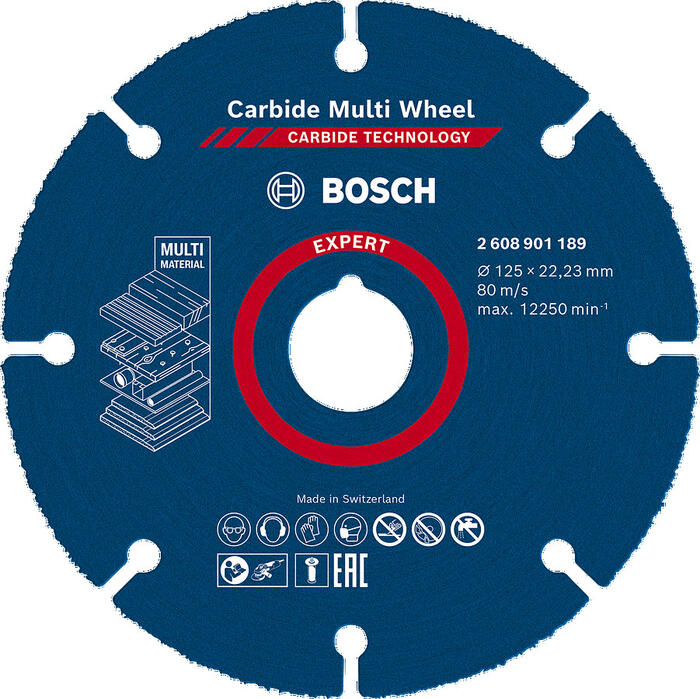 Cietmetāla disks 125 x 1 x