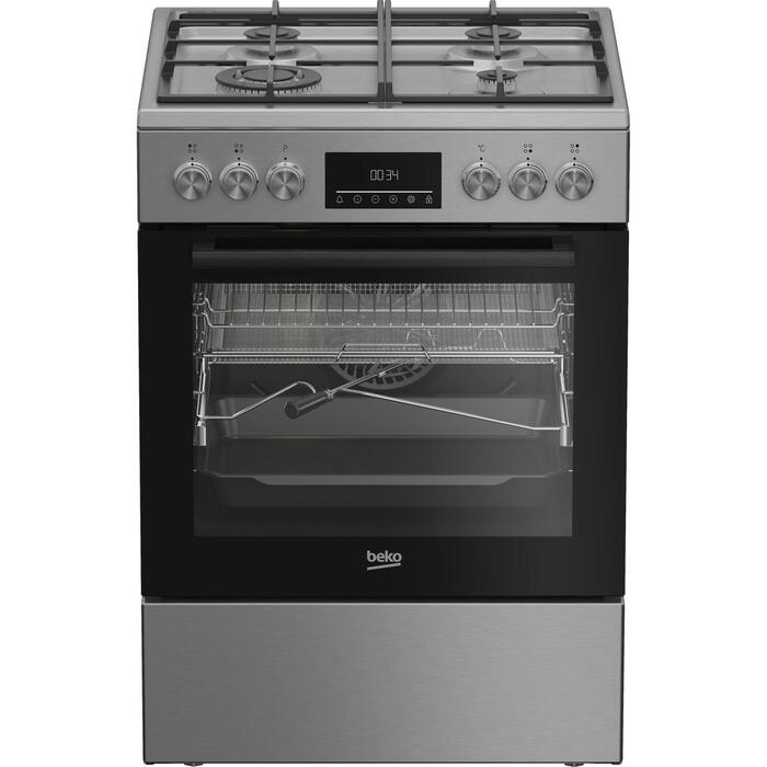 Beko Plīts FBMA61330GXDT, 60cm, 72L, gāzes