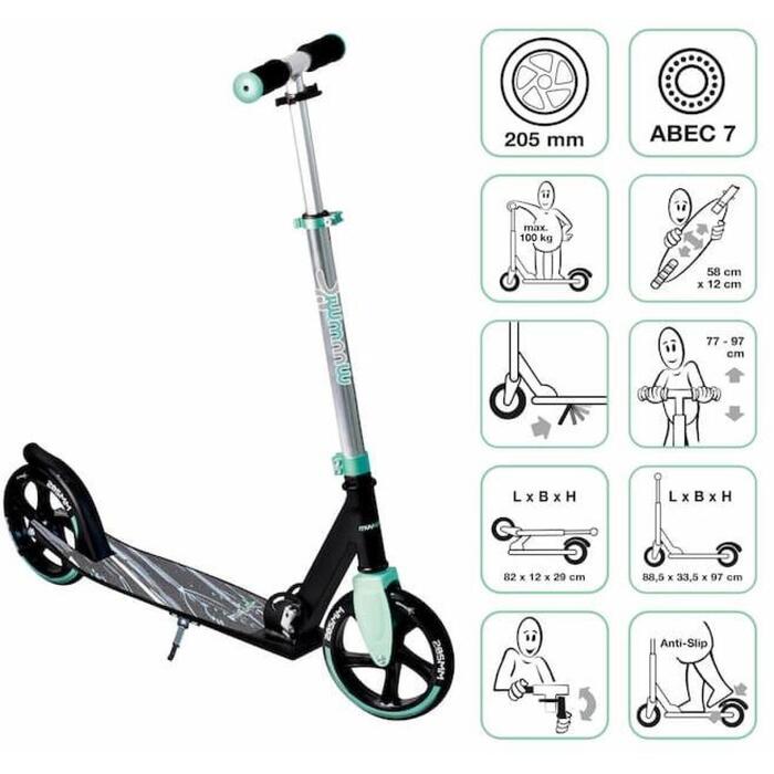 Muuwmi Aluminium Scooter skrejritenis AU 566