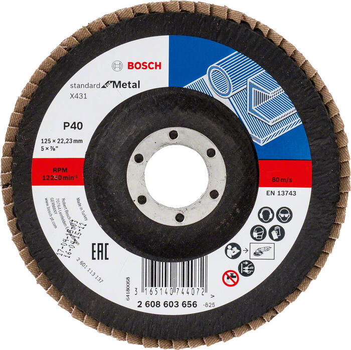 Slīpēšanas disks metālam 125mm,22.23mm