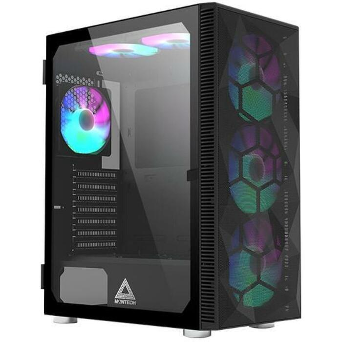 Montech Kaste X3MESH(B), Midi Tower, 3x140mm