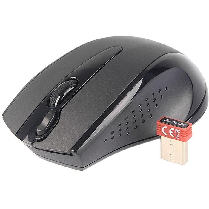 A4Tech оптическая мышь V-TRACK G9-500F-1 A4TMYS40974, 2000 dpi, 4 кнопки, 15 м беспроводной диапазон, V-Track сенсор (A4TMYS40974)