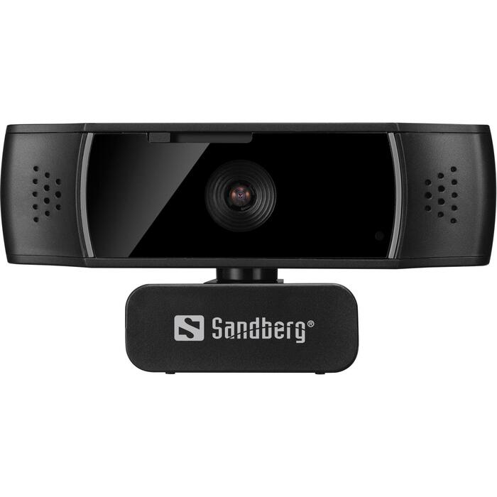 Sandberg USB веб-камера 134-38, 2.07 МП, 1920 x 1080 пикселей, 30 кадров/с, 70°, 70°, 360° поворот, USB 2.0 (134-38)