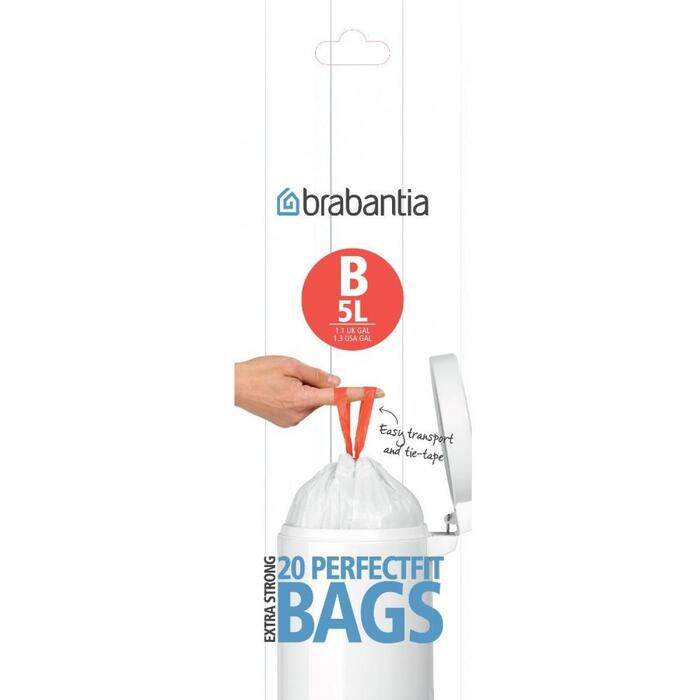 BRABANTIA atkritumu tvertņu maisiņi, 5 l