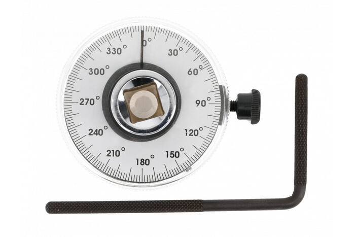 Hogert HT8G421 leņķa mērītājs, 1/2", 360°