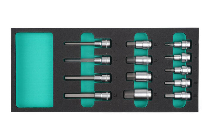 HEX uzgriežņu atslēgu komplekts 1/2", 13