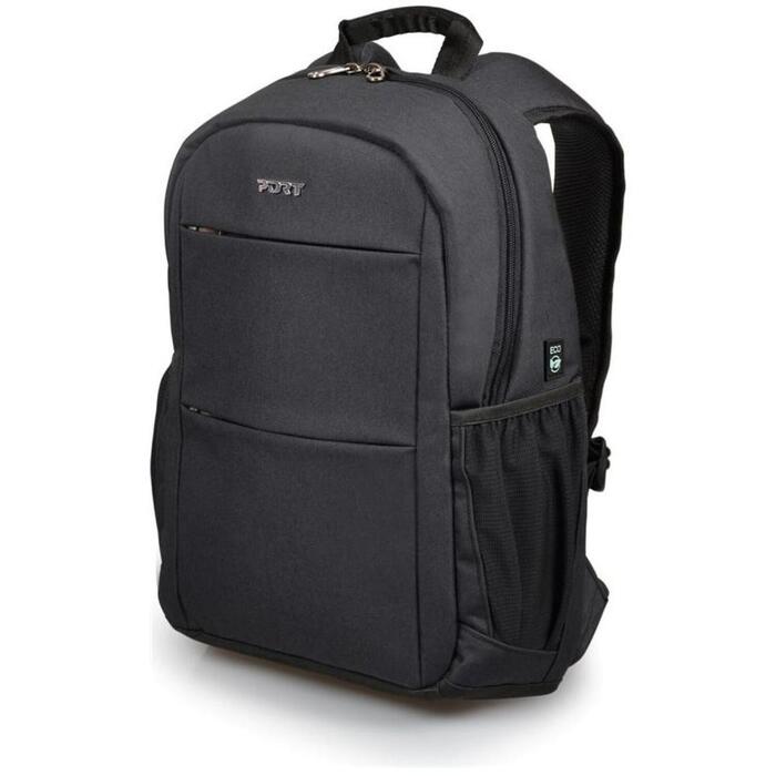 Port Designs Рюкзак ECO SYDNEY 135174, 33см x 18см x 44см, 2 x плечевых ремня, черный, 2 x боковых сетчатых кармана (135174)