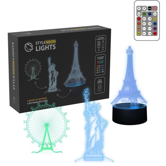 Manta Dekoratīvā lampa SNL125RGB, 5W, 3