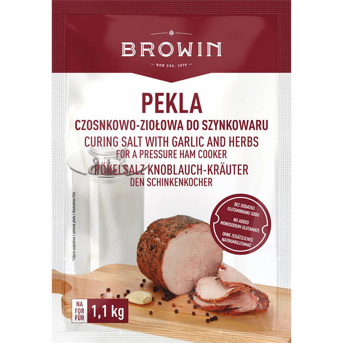Browin Curing salt with garlic and