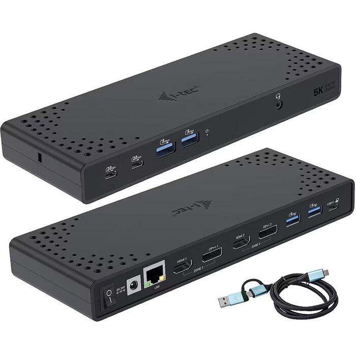 I-Tec dokstacija CADUA4KDOCKPDL2, 2x DisplayPort, 2x