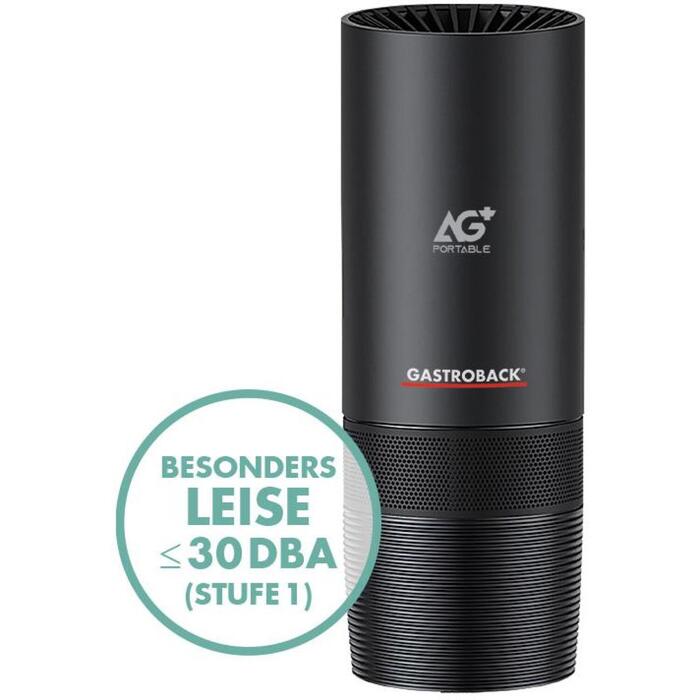 Gastroback 20101 Очиститель воздуха AG+ AirProtect Portable, 25 м³/ч, 7 м², 3 скорости, 30 дБ, 3 Вт, 5 В, ионизация (20101)