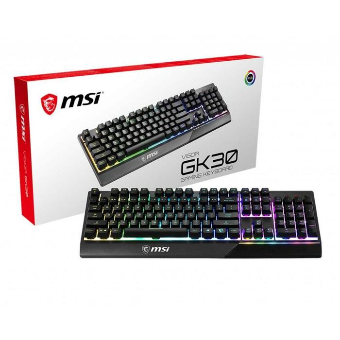 MSI Klaviatūra VIGORGK30US, RGB LED apgaismojums