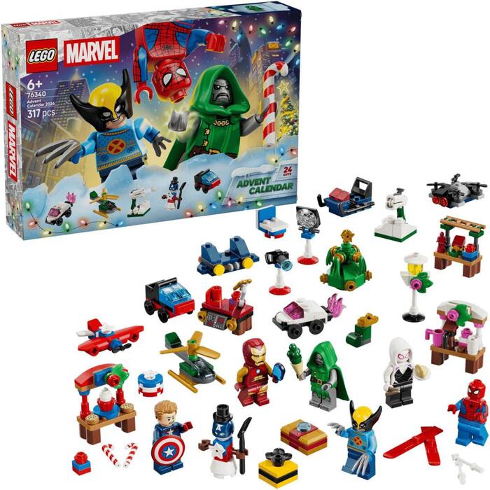 LEGO Marvel 76340 Adventes kalendārs 2026