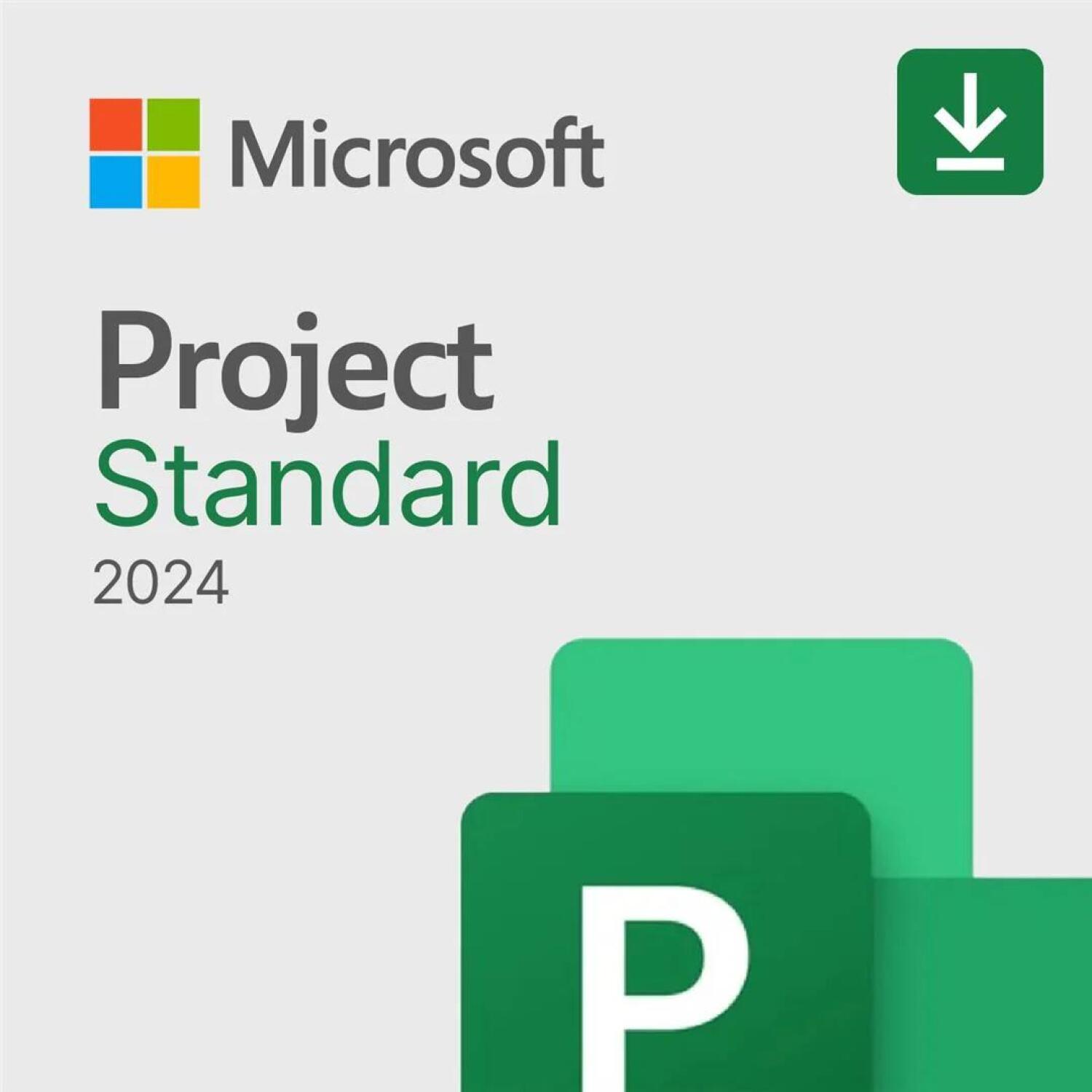Microsoft Project Standard 2024, EP2-07057, 1 лицензия, ESD, Windows, Электронное распространение (EP2-07057)