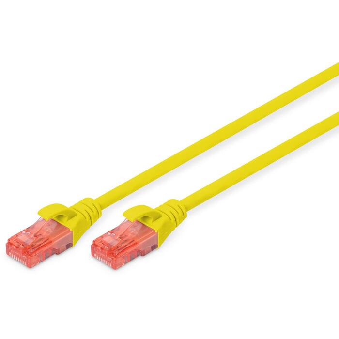 Digitus patch kabelis DK-1612-020/Y, 2m, RJ45