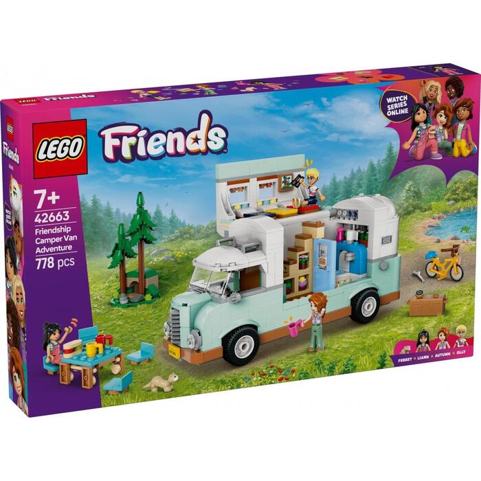 Lego konstruktors Friends Piedzīvojums draudzības kemperī