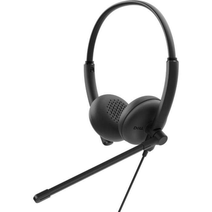 Dell Наушники WH125 520-BBLV, USB Type-A, черный, 20-20kHz, микрофон с держателем, проводное подключение (520-BBLV)