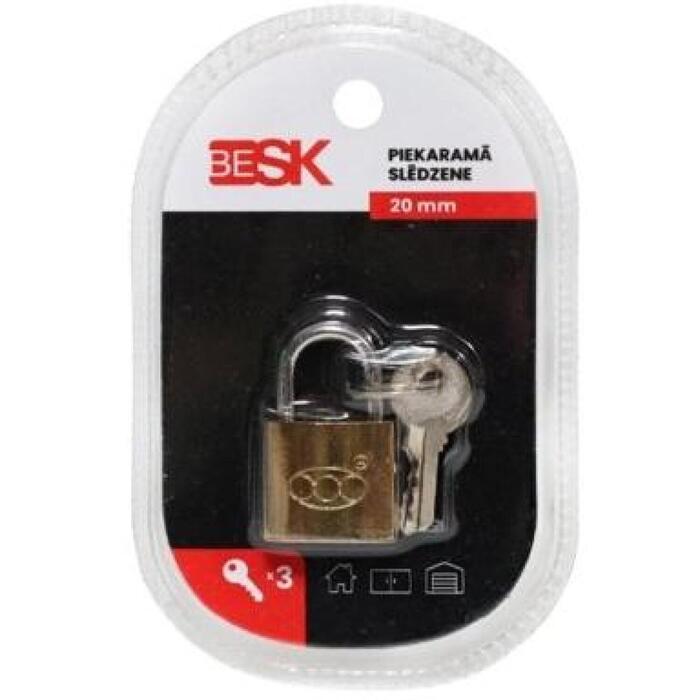 Besk Piekaramā slēdzene 25AR029-1 9155059, 20