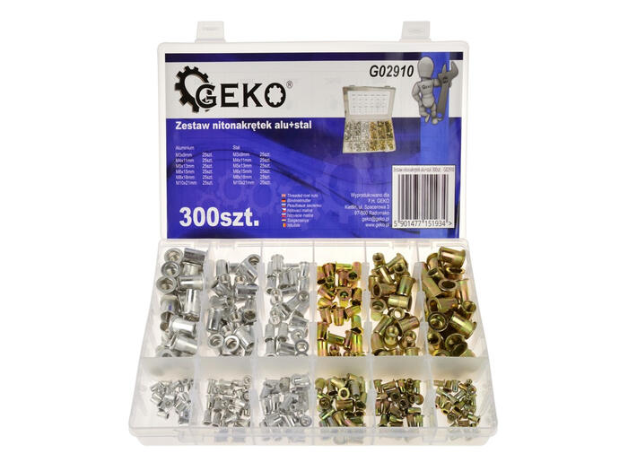 Geko Riekstu komplekts 300gab, M3, M4