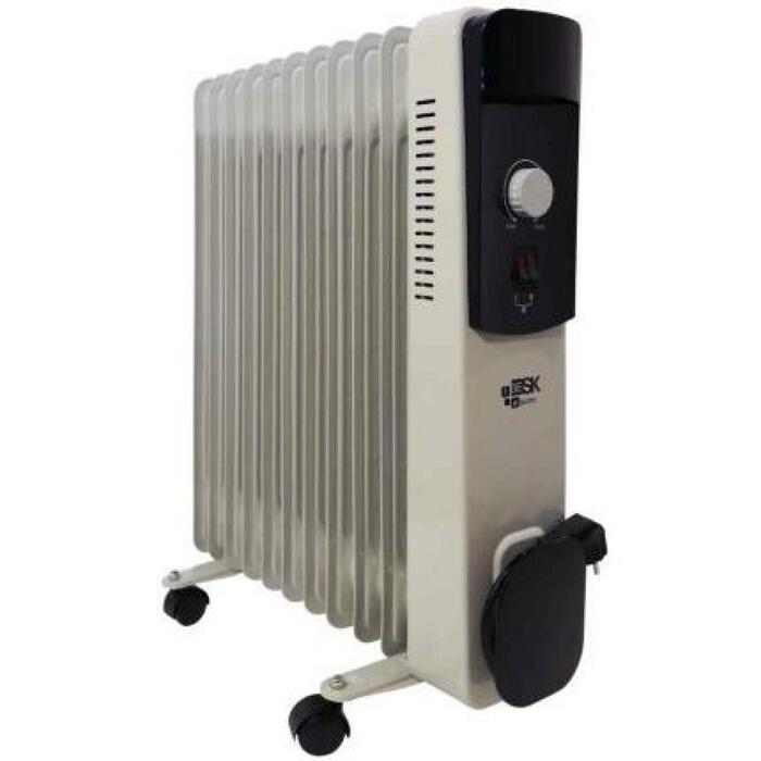 Besk Sildītājs 9131565, 2500W, 11 sekcijas, 3 ātrumi, 220-240V, 1.4m strāvas vads, automātiska termostata kontrole (9131565)