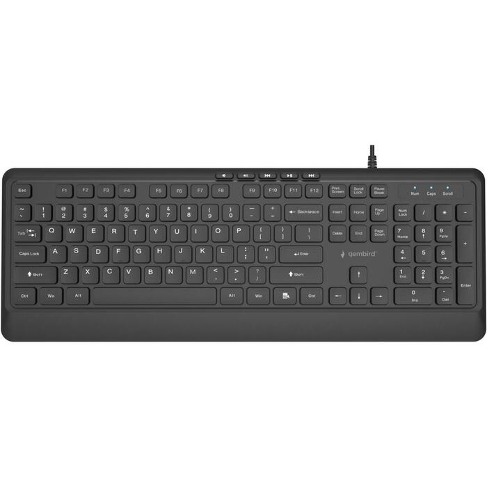 Gembird klaviatūra KB-MCH-05, 1.8m, USB