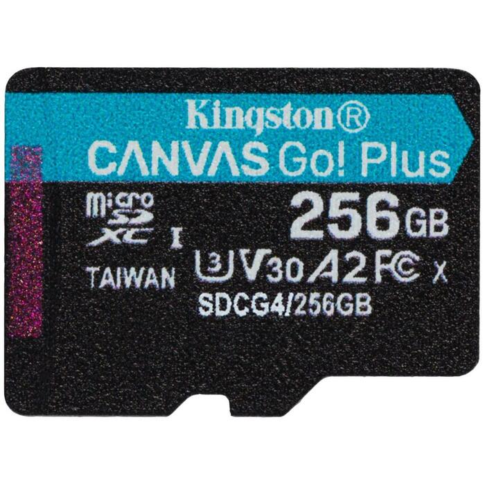 Kingston microSDXC SDCG4/256GBSP 256GB, 200MB/s, UHS-1