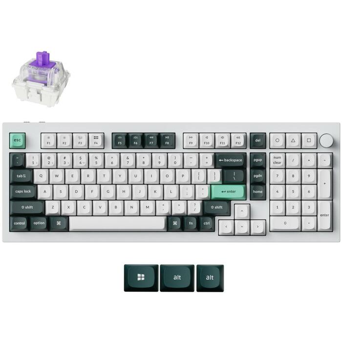Keychron Q5H-P1 klaviatūra, bezvadu, RGB LED
