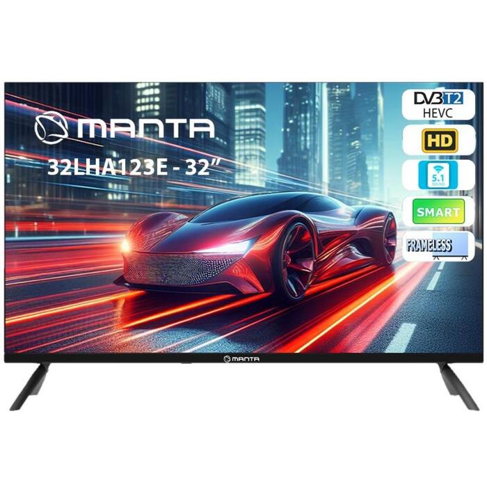 Manta Televizors 32LHA123E, 32 collas, 1366