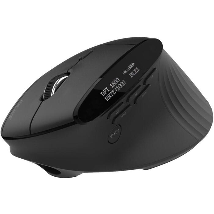 Acer Smart Fit vertikālā pele HP.EXPBG.020, 8000 dpi, Bluetooth 5.0, 10 pogas, optiskā, ergonomisks dizains (HP.EXPBG.020)