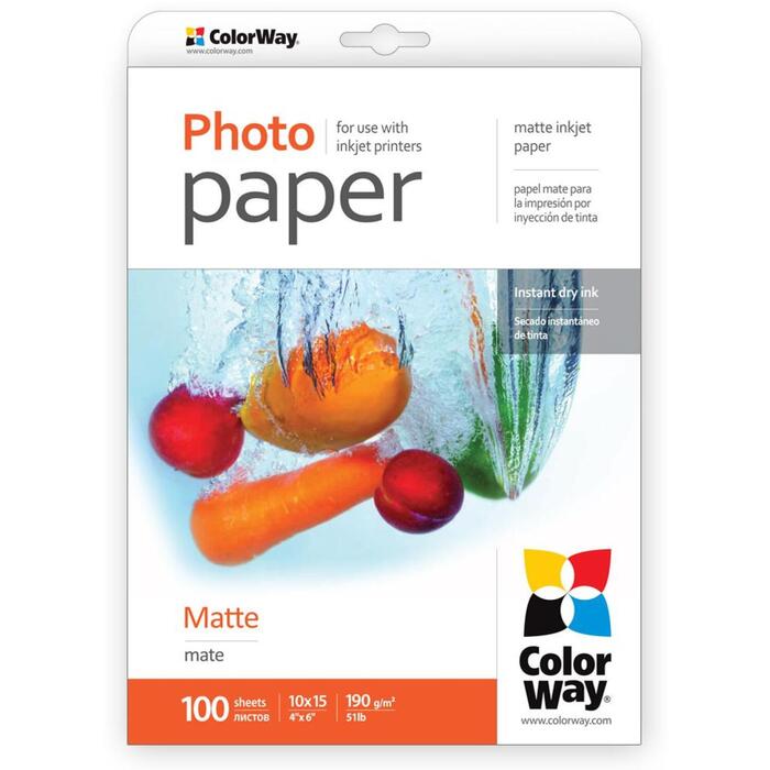 Colorway Fotopapīrs PM1901004R, 10x15cm, 190g/m², matēts