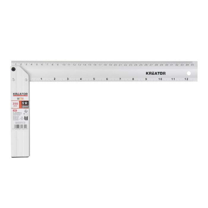 Galdnieka leņķis KREATOR KRTH70502 350mm alumīnijs