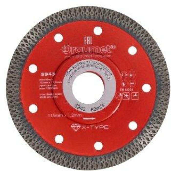 Draumet Dimanta disks 8959436, 115mm, 1