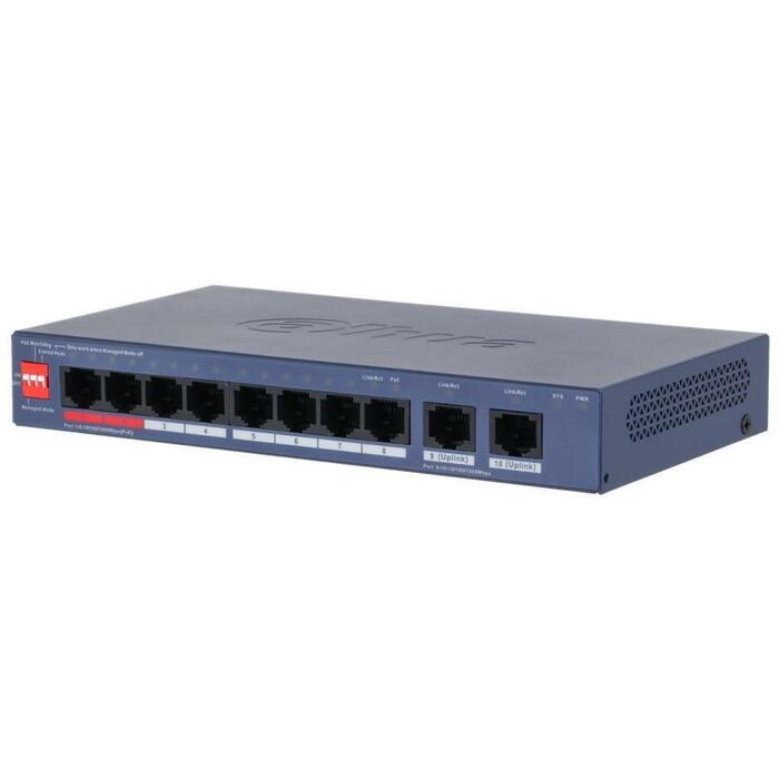 Dahua CS4010-8ET2GT-60 pārvaldāms komutators, 10 porti