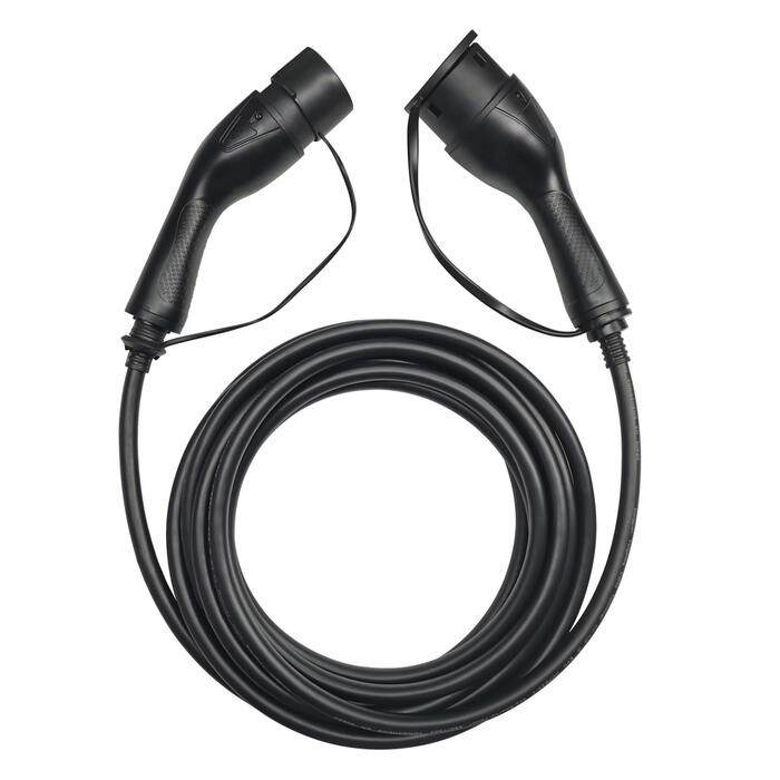 EV Charge Premium EU CE универсальный зарядный кабель 22 кВт, 32A, Type 2 – Type 2, длина 7.5 м, чёрный (AUX3275T2)