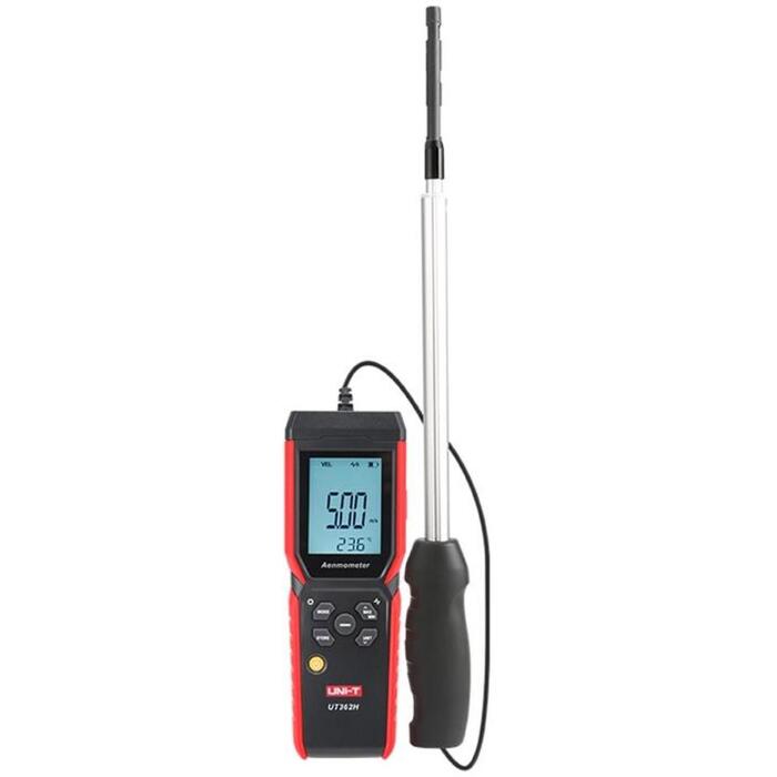 Uni-T Anemometrs UT362H, 0–999900 m³/min, 0–30