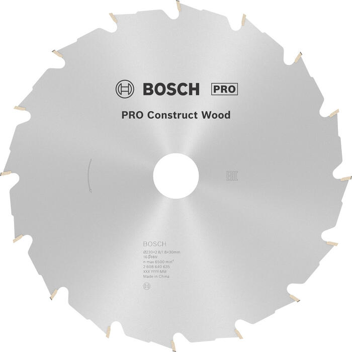 Ripzāģa disks 230x30 mm Construct Wood
