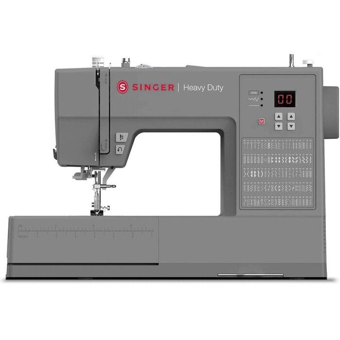 Singer Šujmašīna HD6605C, 100 dūrieni, 6 automātiskie pogas caurumi, LCD displejs, regulējams dūriena garums un platums (HD6605C)