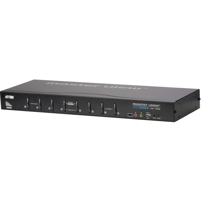 Aten 8-Port USB DVI/Audio KVM komutators