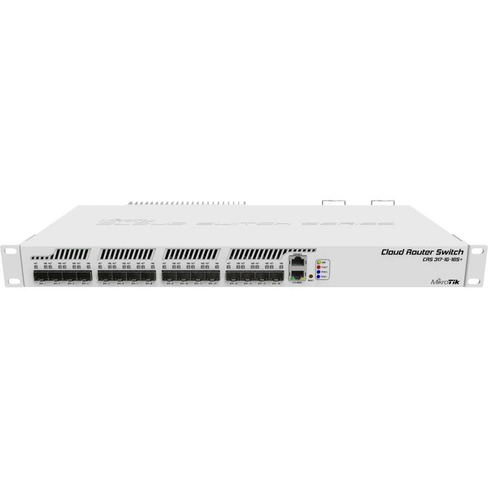 Mikrotik CRS317-1G-16S+RM pārvaldāms komutators, 16 SFP+