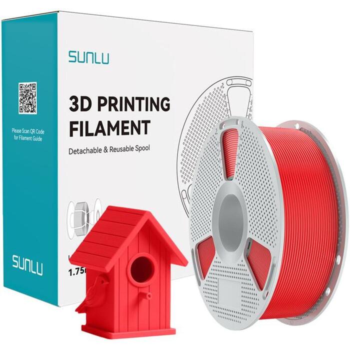 Sunlu ASA R sarkanā 3D drukas