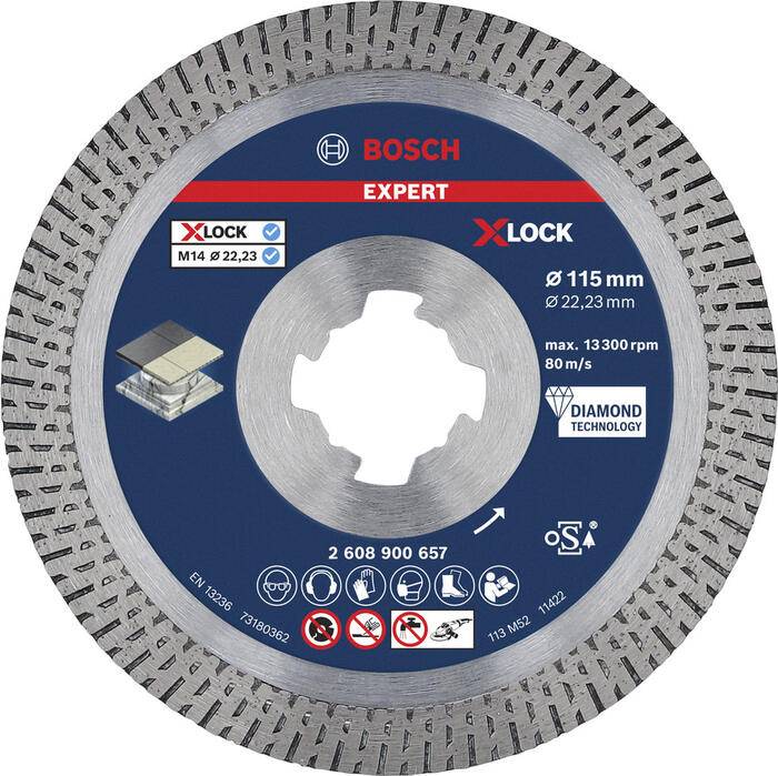 X-LOCK dimanta disks Hard Ceramic 115x22