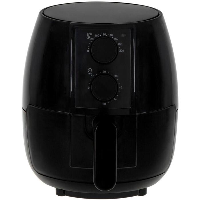 Adler karstā gaisa friteris AD 6312, 1600 W, 2.5 L, konvekcija, melns, automātiskā izslēgšanās, noņemams konteiners (AD 6312)