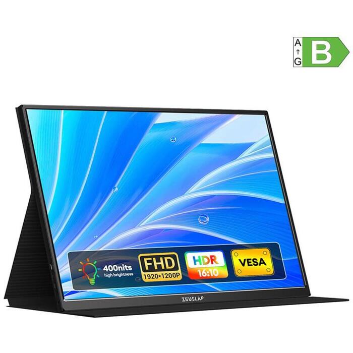 ZEUSLAP P16 16" 120Hz pārnēsājamais spēļu