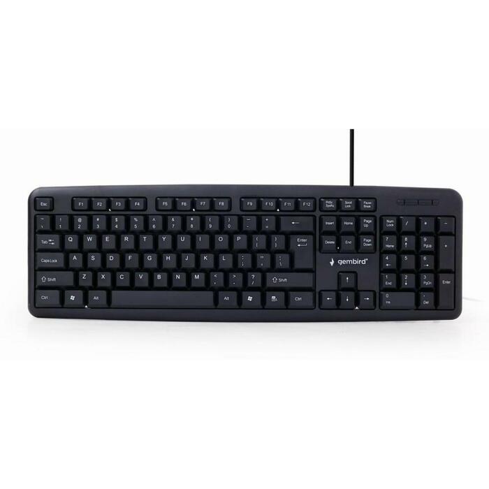 Gembird klaviatūra KB-U-103, 104 taustiņi, USB