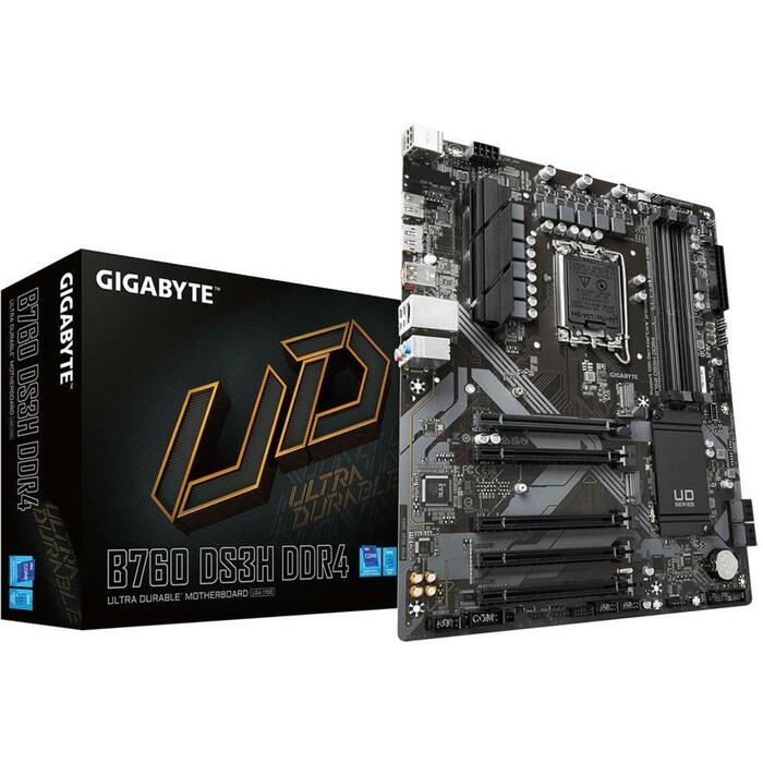 Gigabyte B760DS3HDDR4 Mātesplate, atbalsta Intel Core