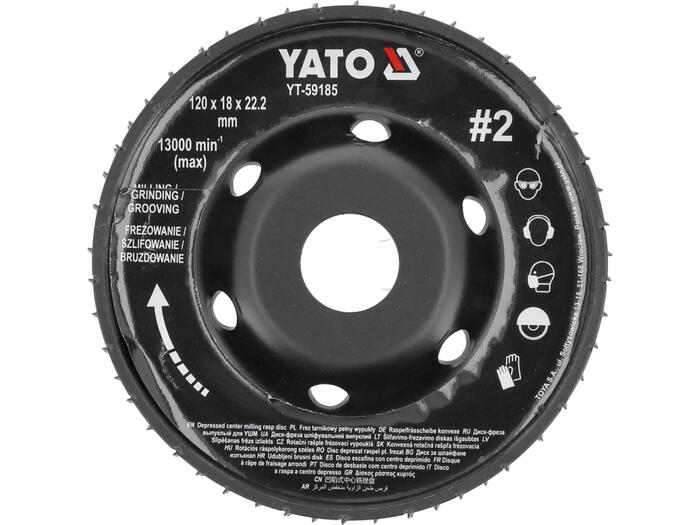 Frēzēšanas Ripas Leņķa Slīpmašīnām YT-59185 YATO