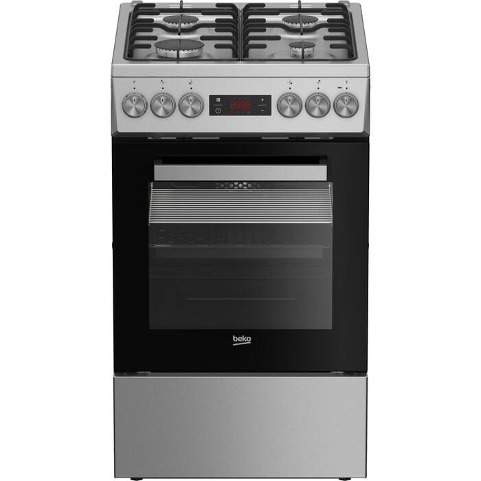 Beko Plīts FSM52321DXDT, 60L, gāzes virsma