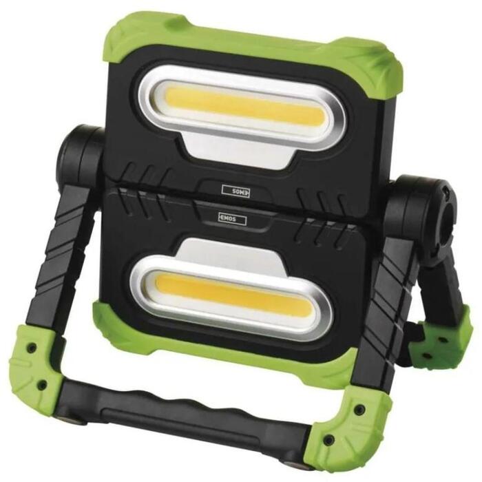 Emos COB LED uzlādējama lampa darbam