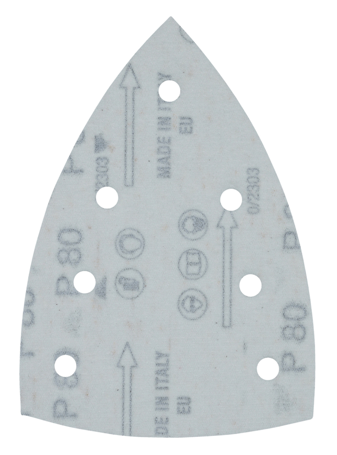 Slīppapīrs MAKITA E-23438 100x150 mm K80