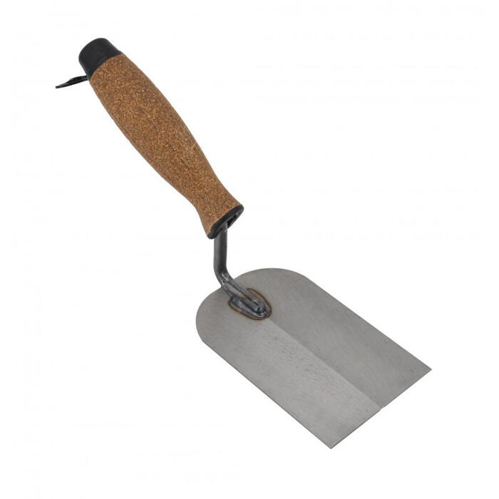 Zemes tērauda malas lāpstiņa 80mm, korķa